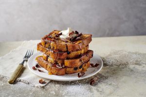 Chocolate Chip Brioche French Toasts